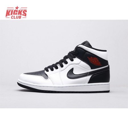 Air Jordan 1 Mid Reverse Black Toe 40-46