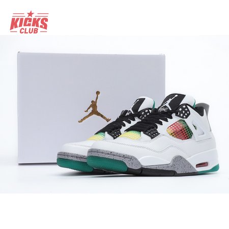 Nike Air Jordan 4 Retro Lucid Green Rasta SP36-46