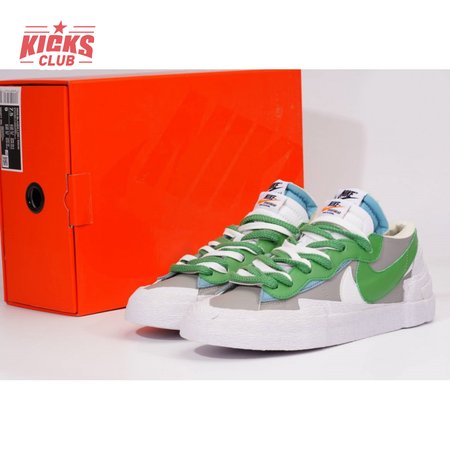 NK x Sacai Blazer Low "Medium Grey Classic Green" 36-46