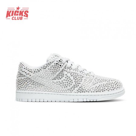 Cactus Plant Flea Market x Swarovski x Dunk Low 'Pure Platinum' Size 36-47.5