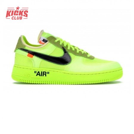 Off-White x Air Force 1 Low 'Volt' Size 36-46