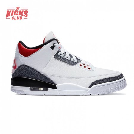 Air Jordan 3 Retro Denim SE 'Fire Red' Size 40-47.5