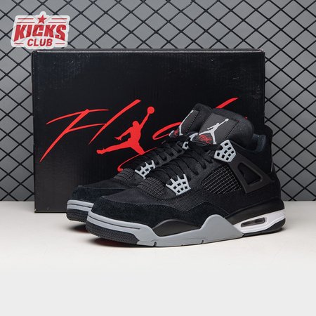 Air Jordan 4 Retro SE Black Canvas DH7138-006 Size 40-47.5