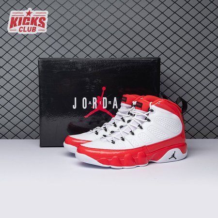 Jordan 9 Retro White Gym Red 302370-160 Size 40-47.5