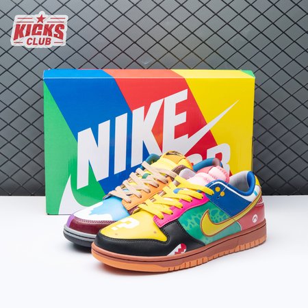 Nike Dunk Low What the Super Mario Custom Size 40-48.5