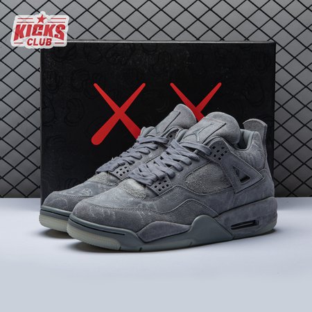 KAWS x Air Jordan 4 Retro 'Cool Grey' Size 40-47.5