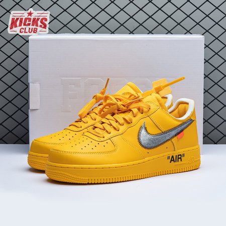 Off-White x Air Force 1 Low 'University Gold' Size 36-47.5