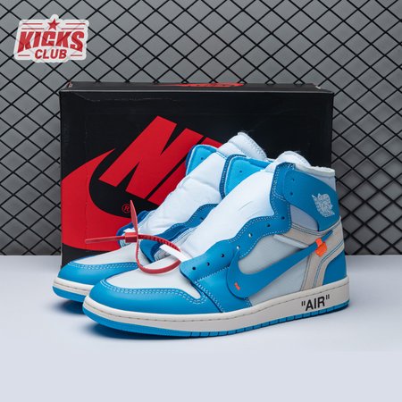 Off-White x Air Jordan 1 Retro High OG 'UNC' Size 36-47.5