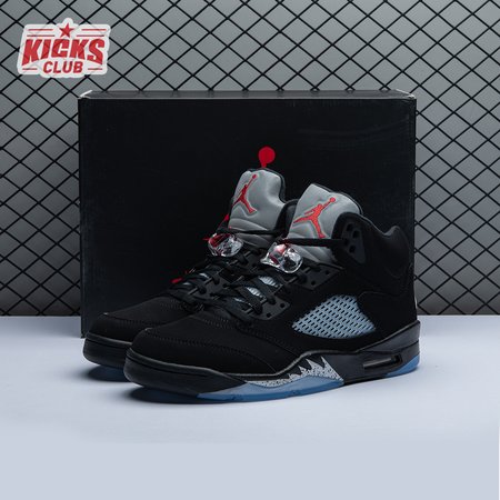 Jordan 5 Retro Black Metallic (2016) 845035-003 Size 40-47.5