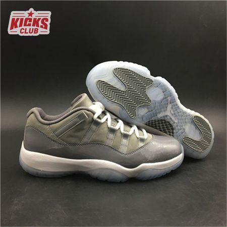 Jordan 11 Retro Low Cool Grey 528895-003 Size 36-47.5