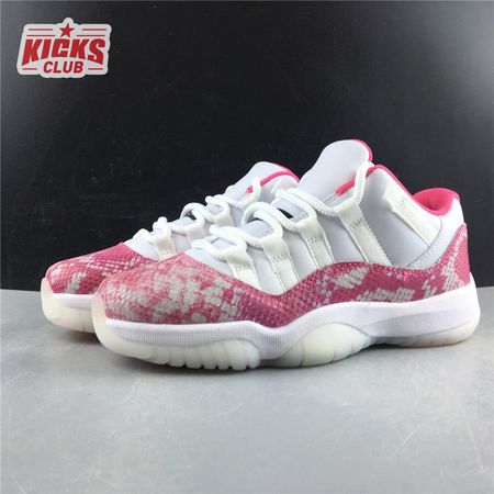 Jordan 11 Retro Low Pink Snakeskin (2019) (Women's) AH7860-106 Size 36-47.5