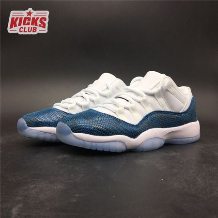 Jordan 11 Retro Low Snake Navy (2019) CD6846-102 Size 36-47.5