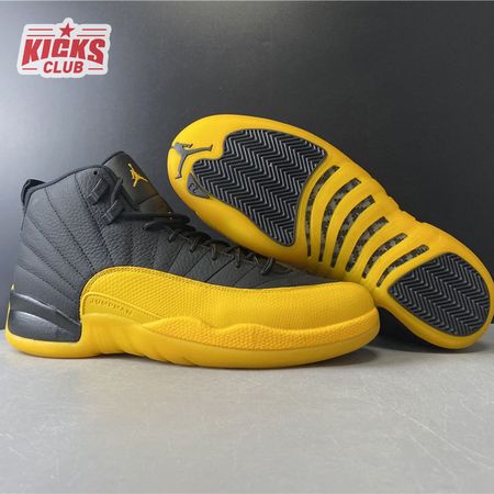 Jordan 12 Retro Black University Gold 130690-070 Size 40-48.5