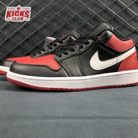 Jordan 1 Low Alternate Bred Toe 553558-066 Size 36-47.5