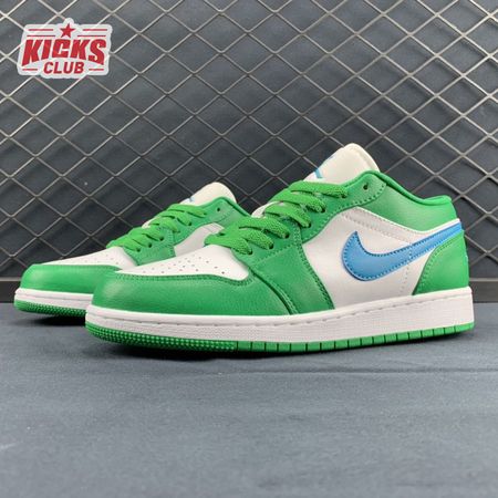 Jordan 1 Low Lucky Green Aquatone (Women's) DC0774-304 Size 36-47.5