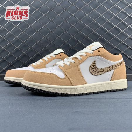 Jordan 1 Low SE Brown Elephant DZ4130-201 Size 36-47.5