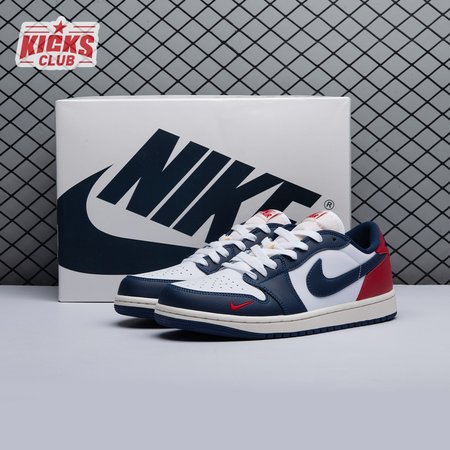 Air Jordan 1 Low OG 'Gym Red & Midnight Navy' HQ2993-100 Unisex Size