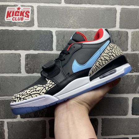 Jordan Legacy 312 Low Black Valor Blue CD7069-004