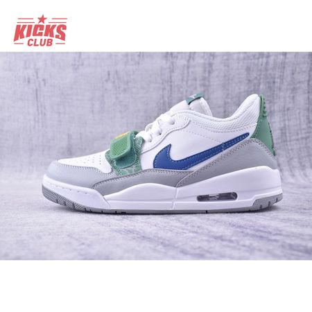 Jordan Legacy 312 Low White Pine Industrial Blue CD9054-140 Unisex Size