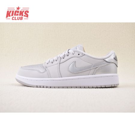 Jordan 1 Low OG Metallic Silver CZ0790-002 Unisex Size