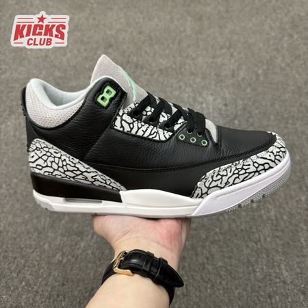 Jordan 3 Retro Green Glow CT8532-031 Unisex Size