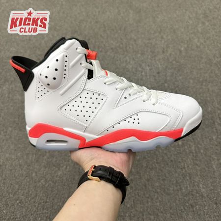 Jordan 6 Retro Infrared White 384664-123